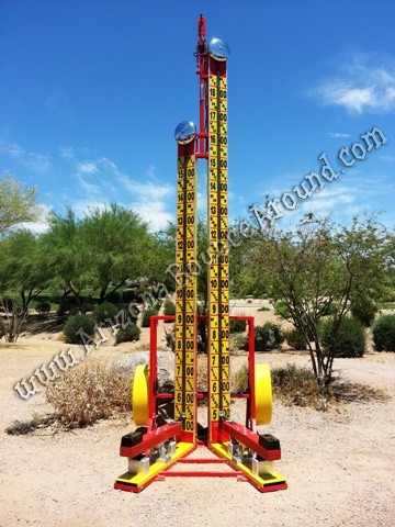 Dual Hi Striker ring the bell carnival game rental